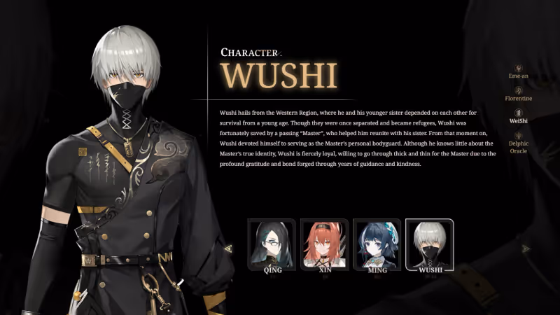 Black Beacon: Wushi Character Introduction