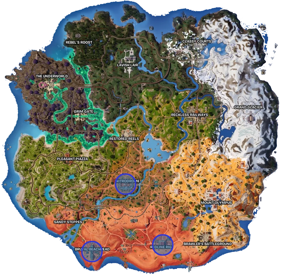 Every New Medallion Location in Fortnite Chapter 5 Season 3