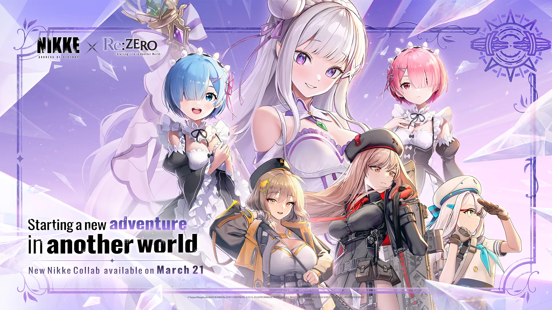 Goddess of Victory NIKKE x Re Zero Collaboration Event: All New Characters