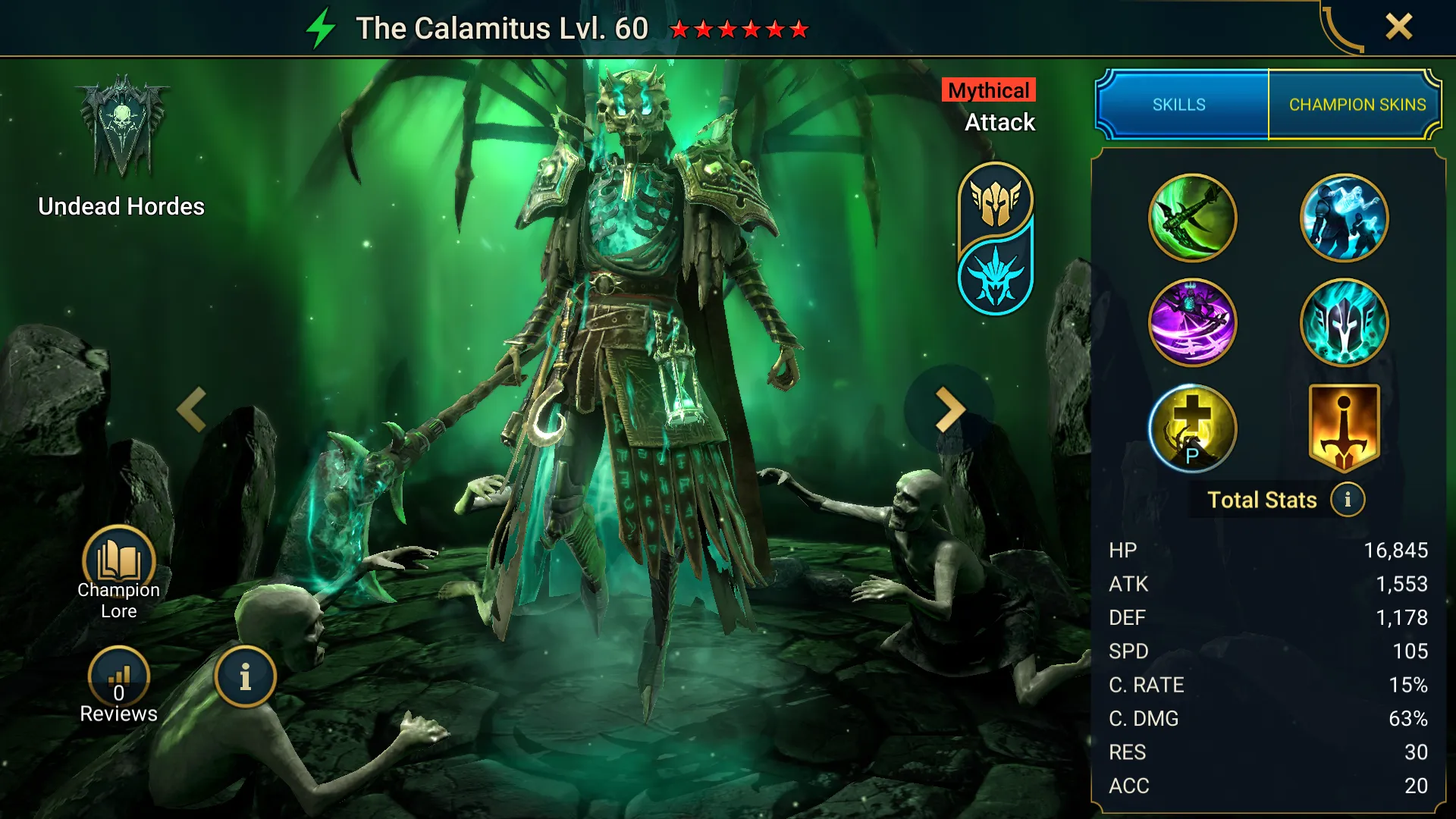 RAID Shadow Legends The Calamitus Alternate Form