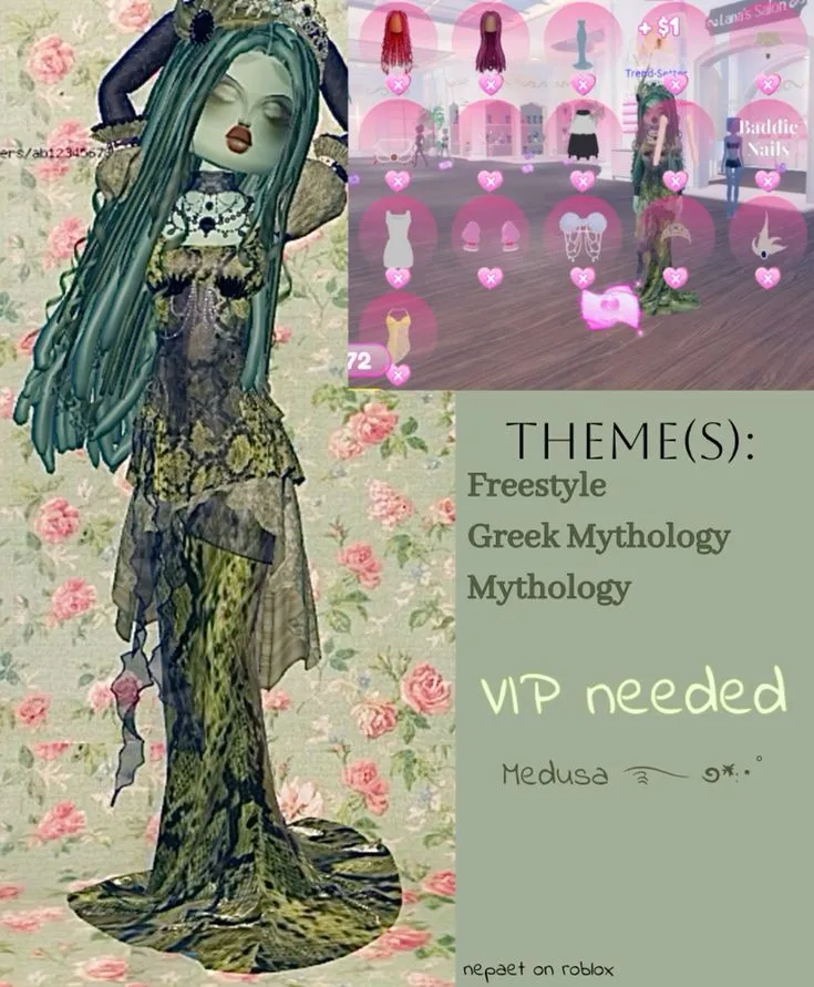 Roblox Dress To Impress: Mythology Outfit Ideas