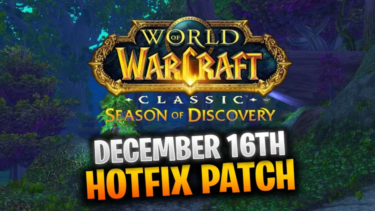 Hotfixes: December 12, 2023 — World of Warcraft — Blizzard News