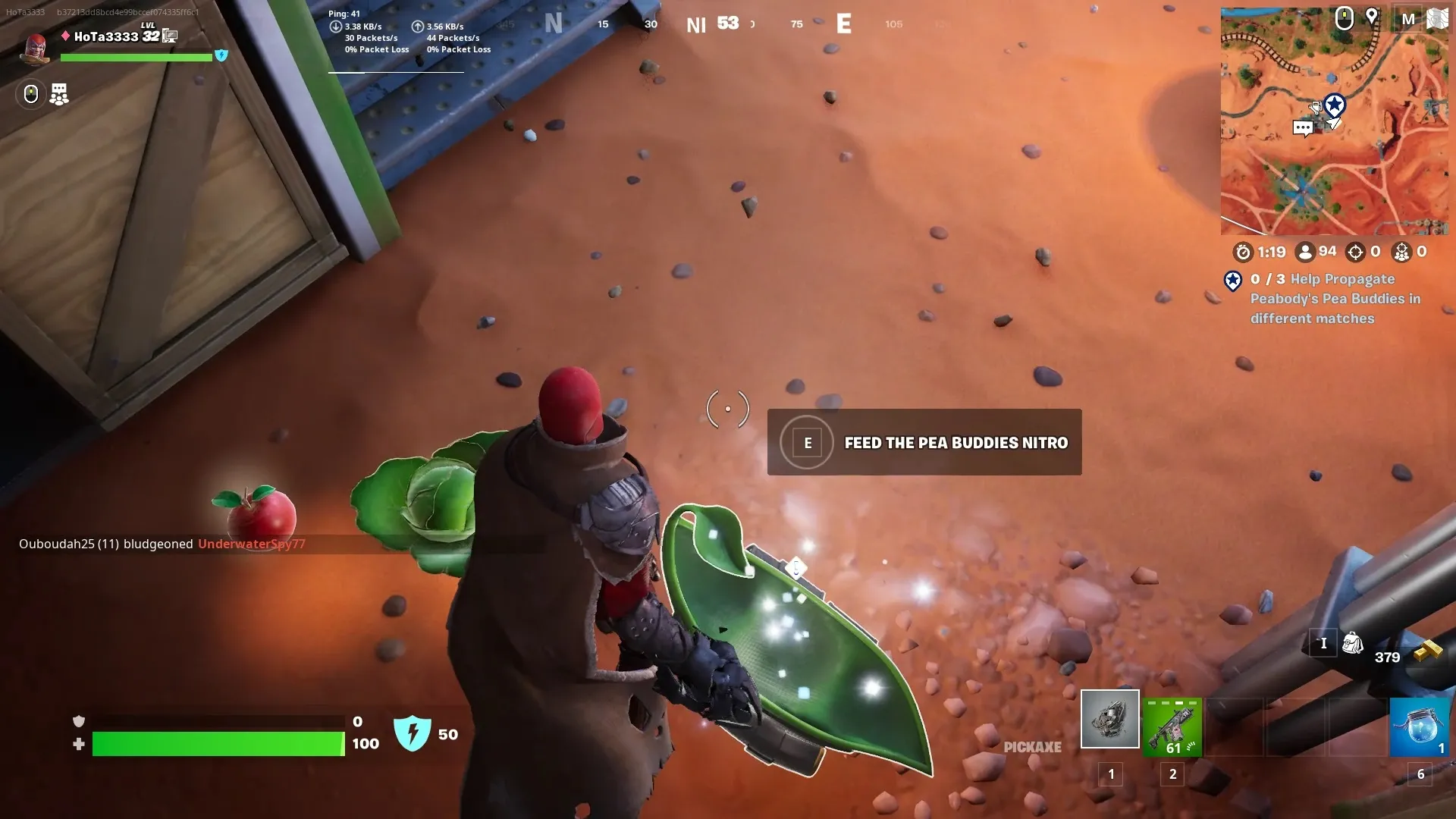 How to Help Propagate Peabody's Pea Buddies in Fortnite