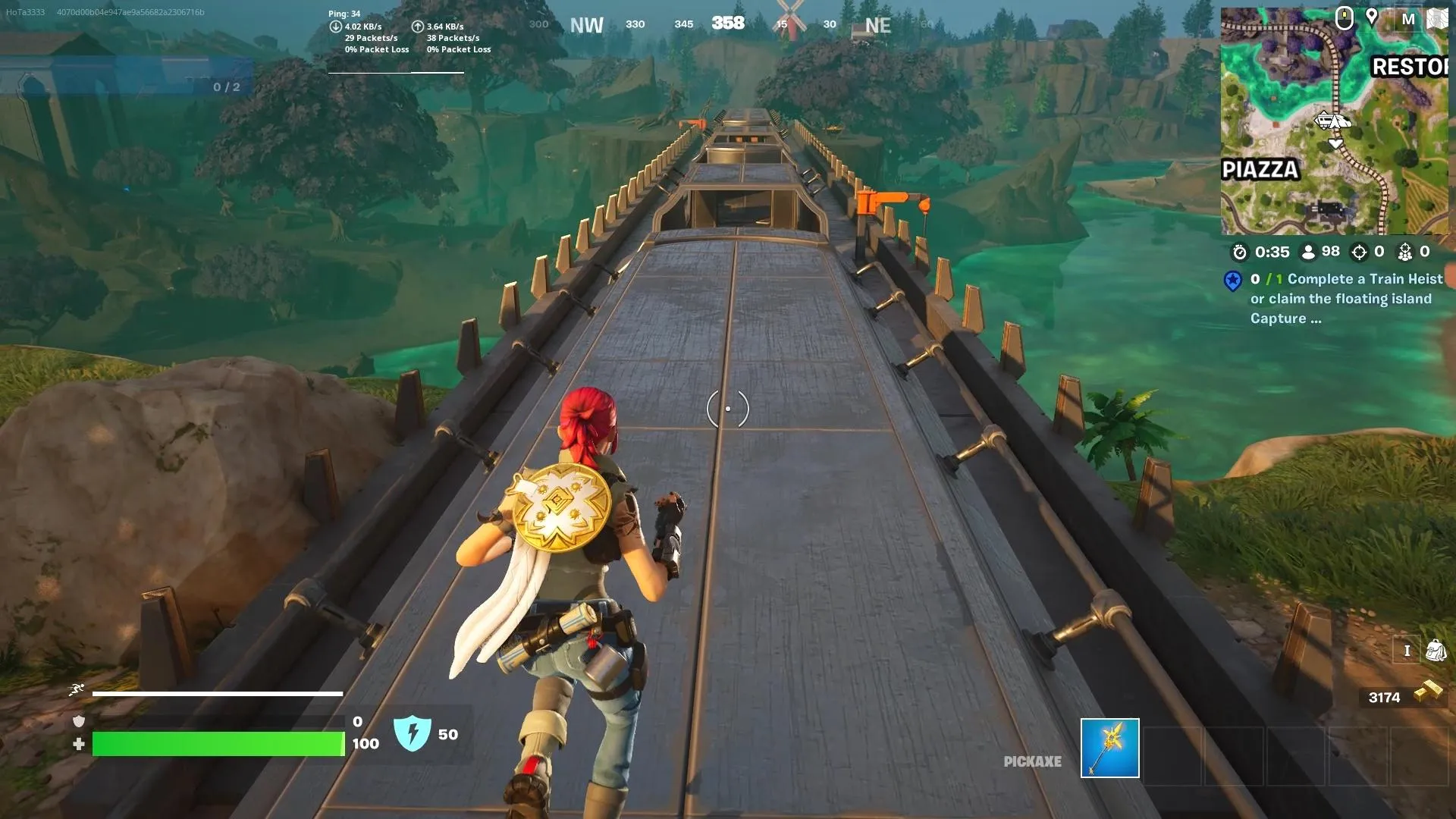 Travel Distance While on a Train (500) Fortnite