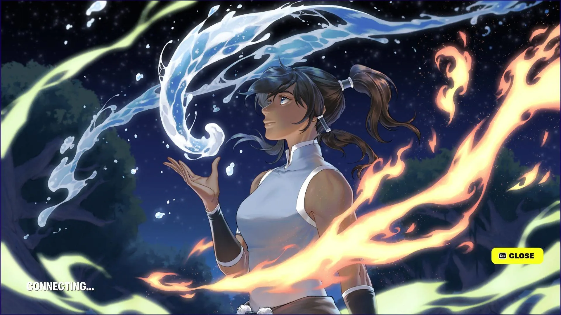 Uncommon loading screen - 'Korra' in Fortnite