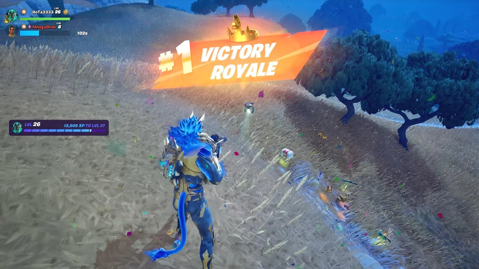 Earn or Pick Up a Victory Crown (1) Fortnite