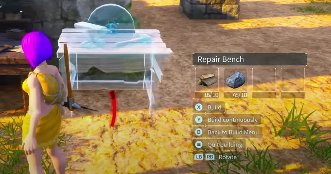 How to Unlock Repair Bench in Palworld