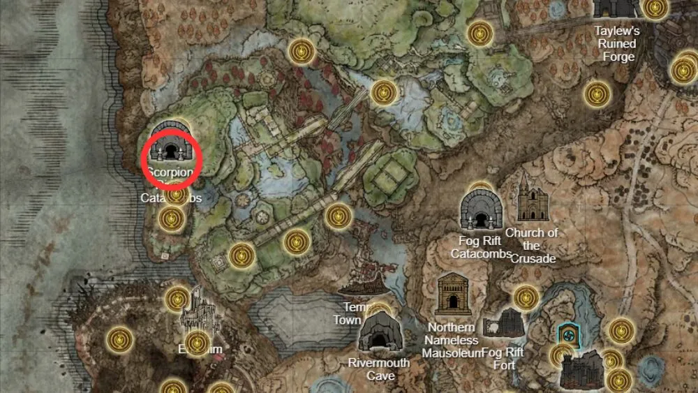 Elden Ring All Shadow of the Erdtree Boss Locations on Map 24.jpg