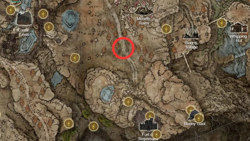 Elden Ring All Shadow of the Erdtree Boss Locations on Map 8.jpg