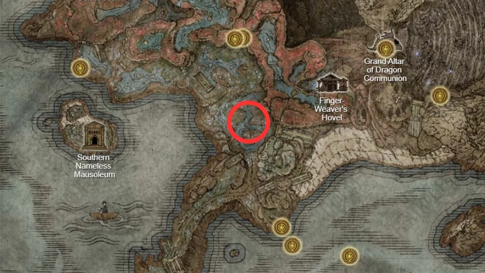 Elden Ring All Shadow of the Erdtree Boss Locations on Map 11.jpg