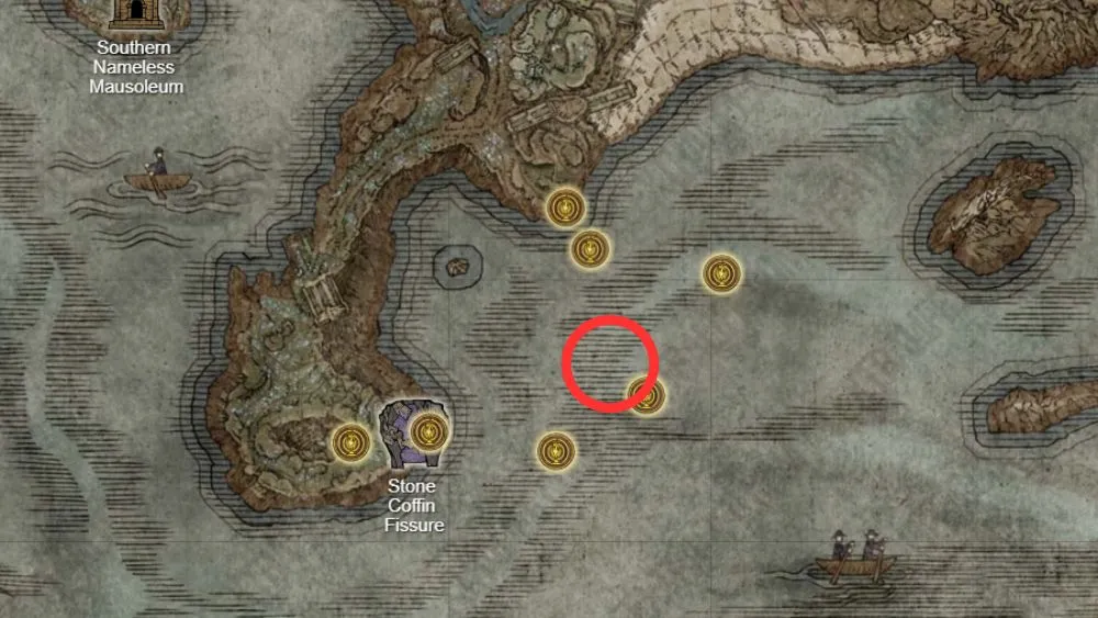 Elden Ring All Shadow of the Erdtree Boss Locations on Map 14.jpg