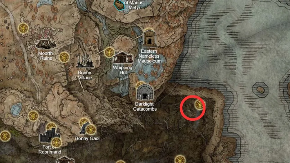 Elden Ring All Shadow of the Erdtree Boss Locations on Map 26.jpg