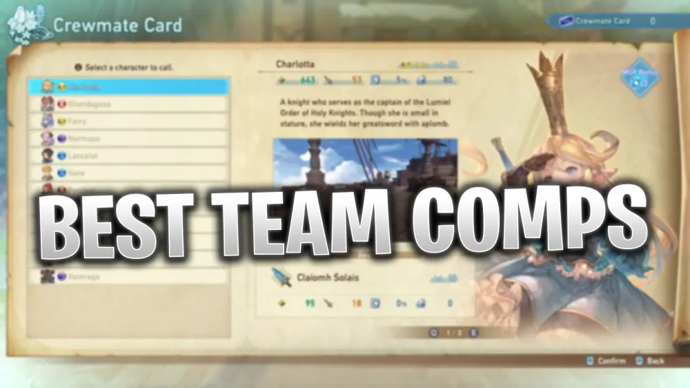 Granblue Fantasy: Relink: Best Party Team Comps