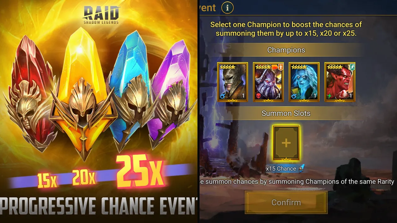 RAID Shadow Legends New Progressive Chance Event Explained