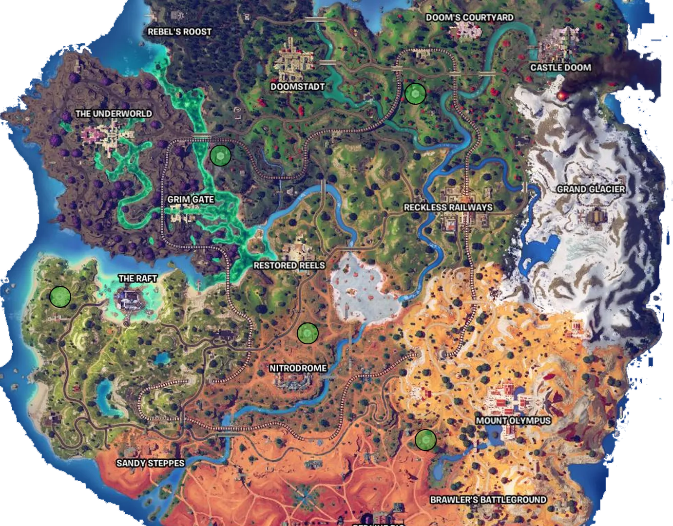 Every Stark Industries Chest Location in Fortnite Map.png