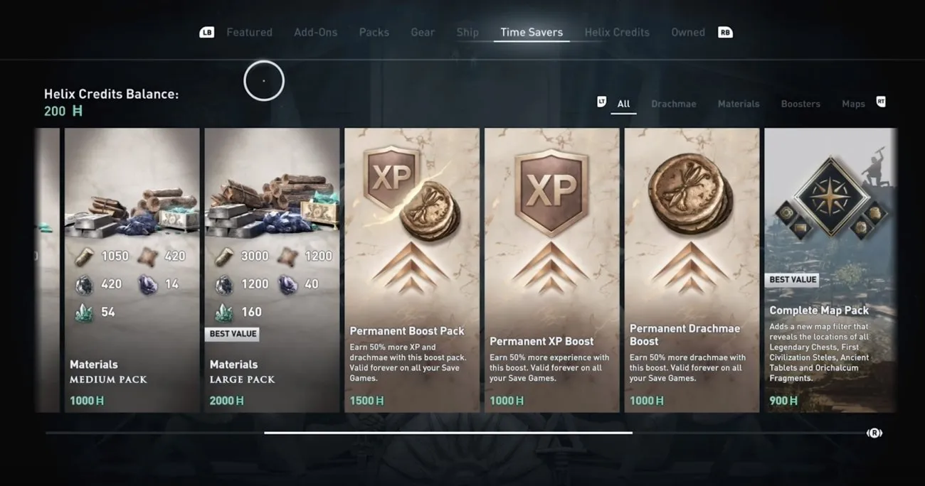 Assassins creed mirage microtranscations