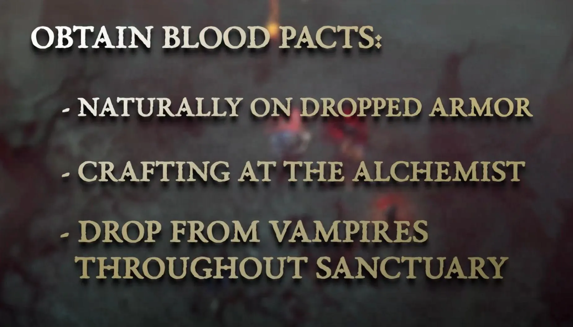 Diablo 4 Vampiric Pacts