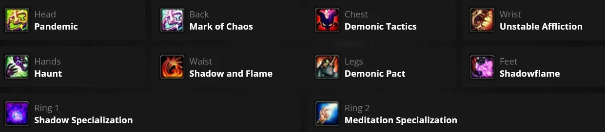 Affliction Warlock