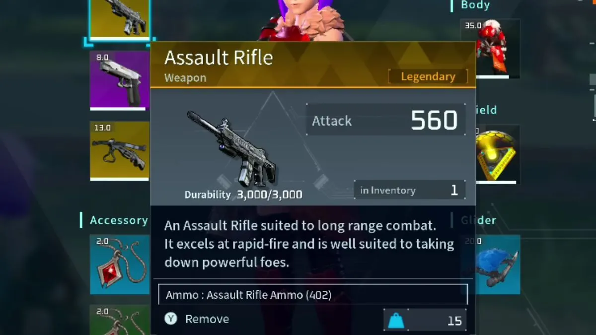  Assault Rifle in Palworld