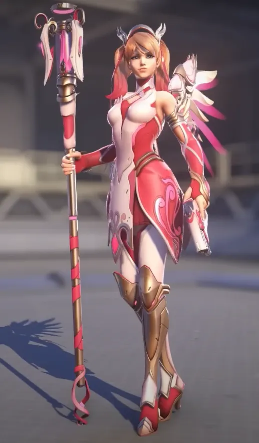 Overwatch 2 Season 11: All Heroes New Skins, Cosmetics, and More Rose Gold Pink Mercy