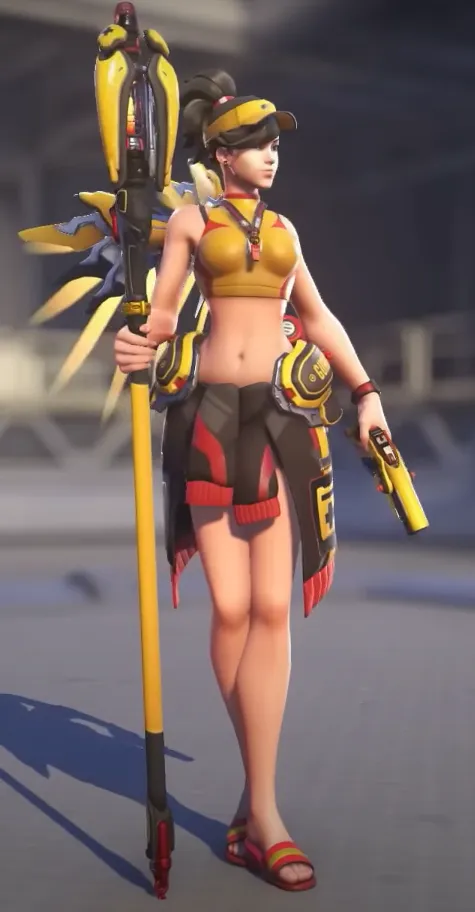 Overwatch 2 Season 11: All Heroes New Skins, Cosmetics, and More Beach Rescue Mercy