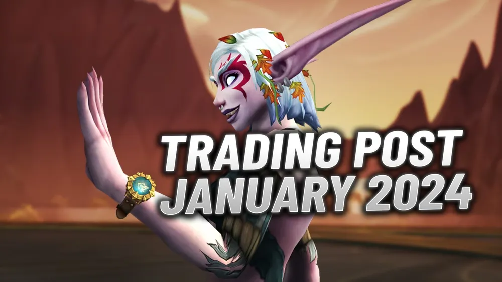 WoW Dragonflight Trading Post for January 2024 - All Items