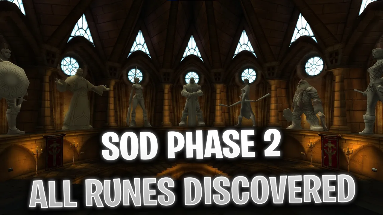 WoW SoD Phase 2: All Class Runes Locations