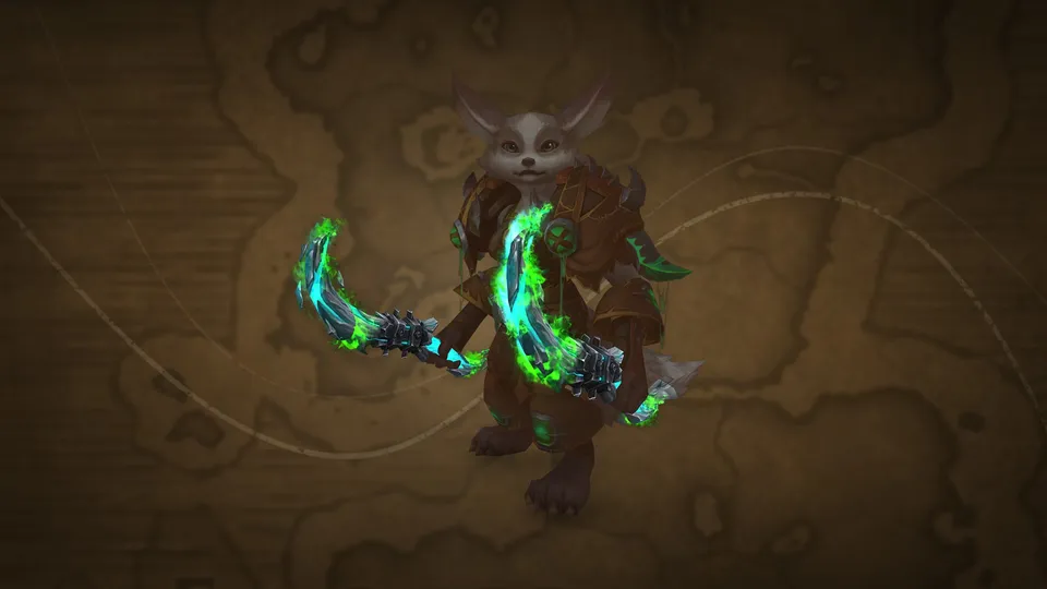 WoW Weapon Transmog Flame-Forged Fel Fang (Returning) 