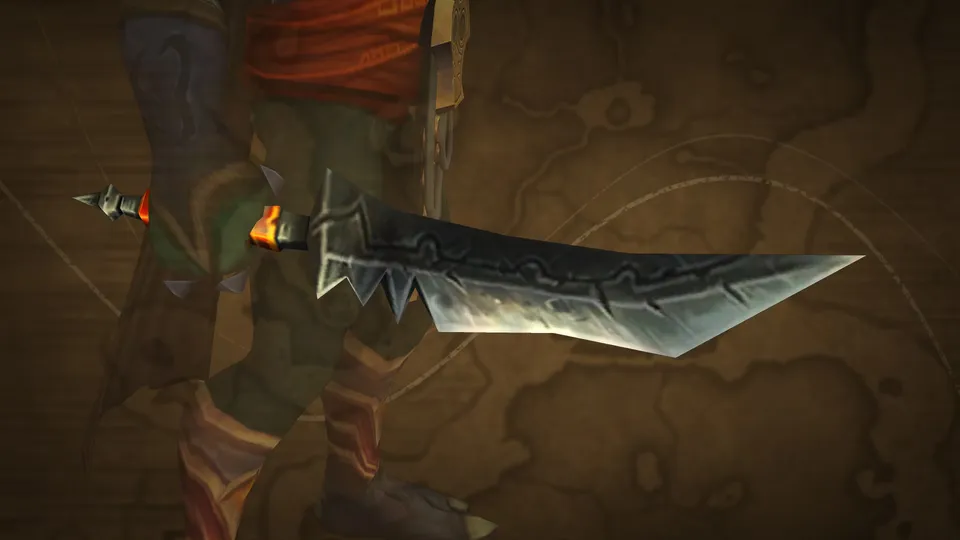 WoW Weapon Transmog Chipped Warblade