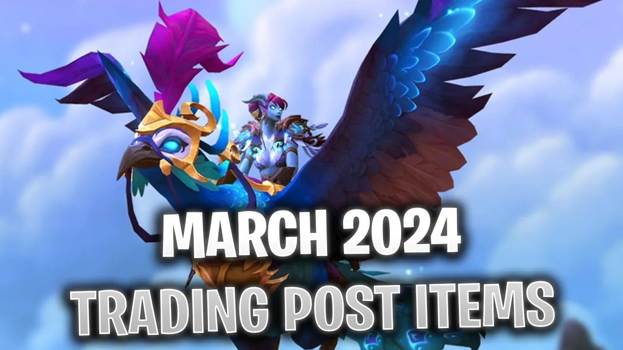 WoW March 2024 All Trading Post Items Mounts, Transmogs and More