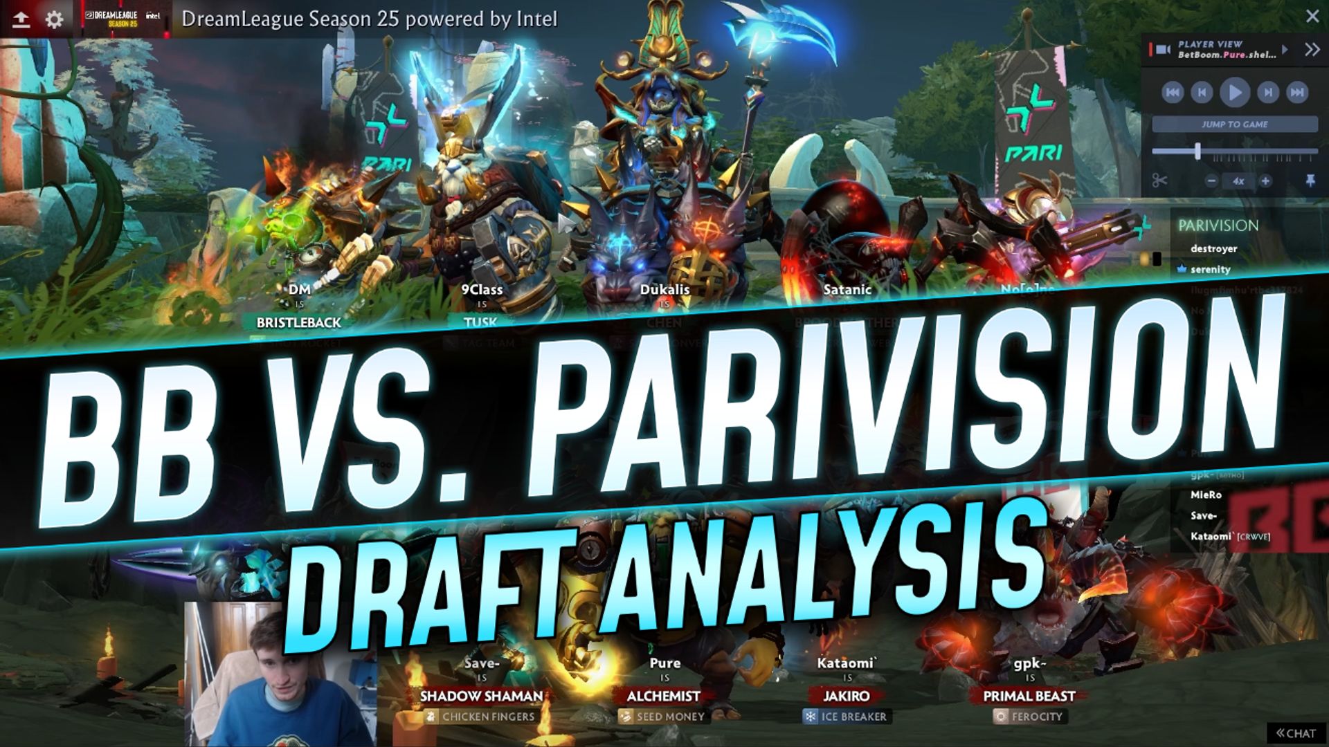 Betboom vs. Parivision Draft Analysis