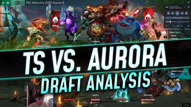 Team Spirit vs. Aurora Gaming: Draft Analysis