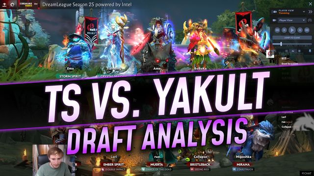 Team Spirit vs. Yakult Draft Analysis