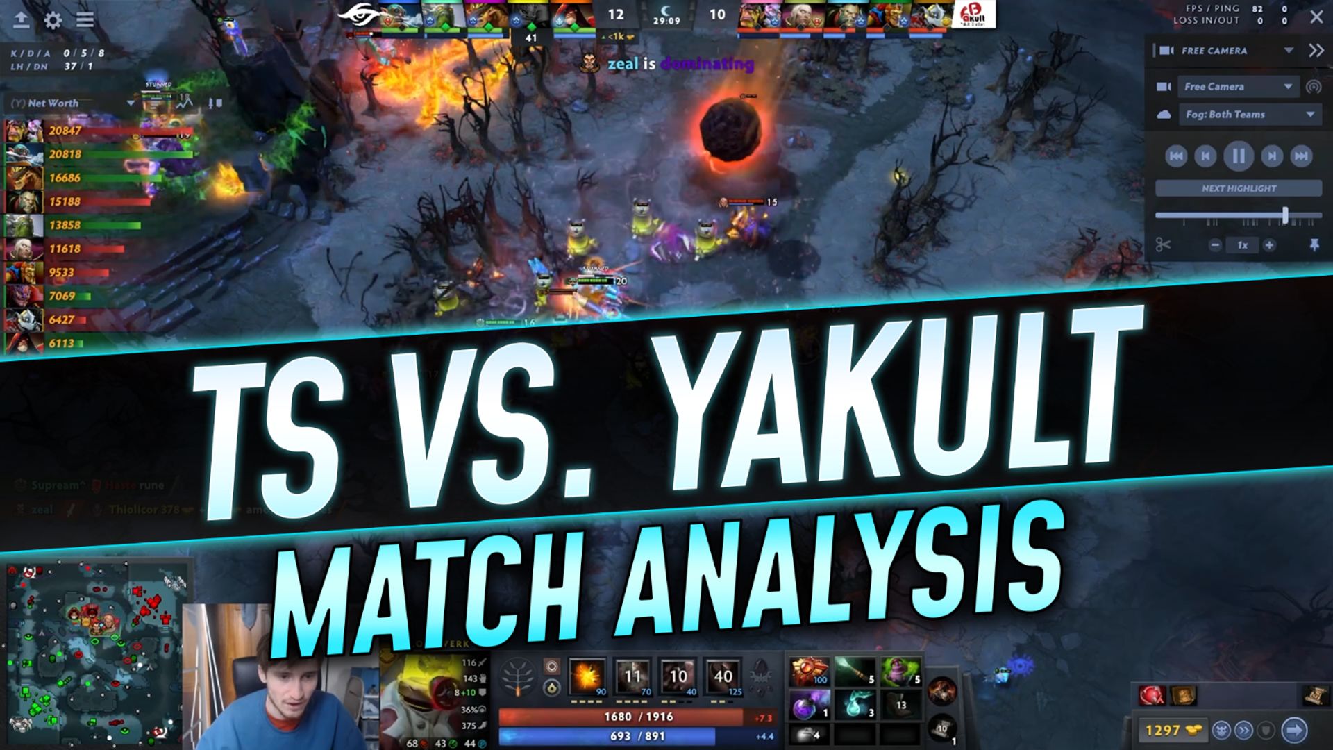 Secret vs. Yakultマッチ分析