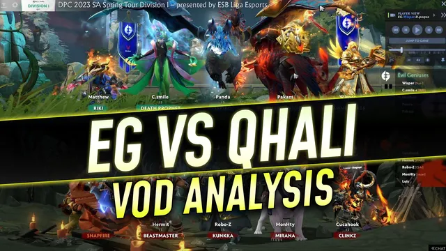 EG vs. Qhali: Clinkz Destroying EG