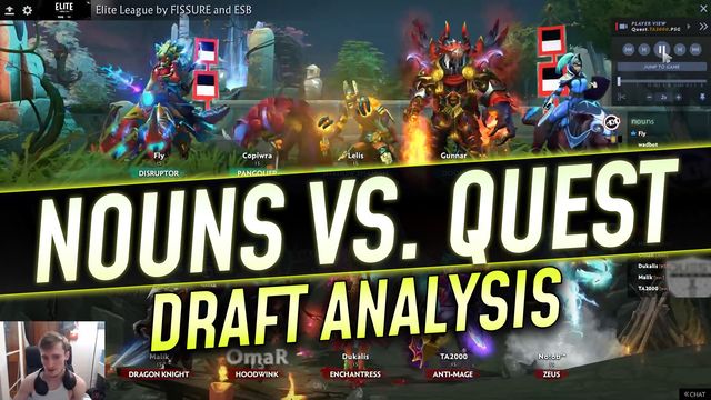 Pro Draft Analysis: Nouns vs. PSG.Quest