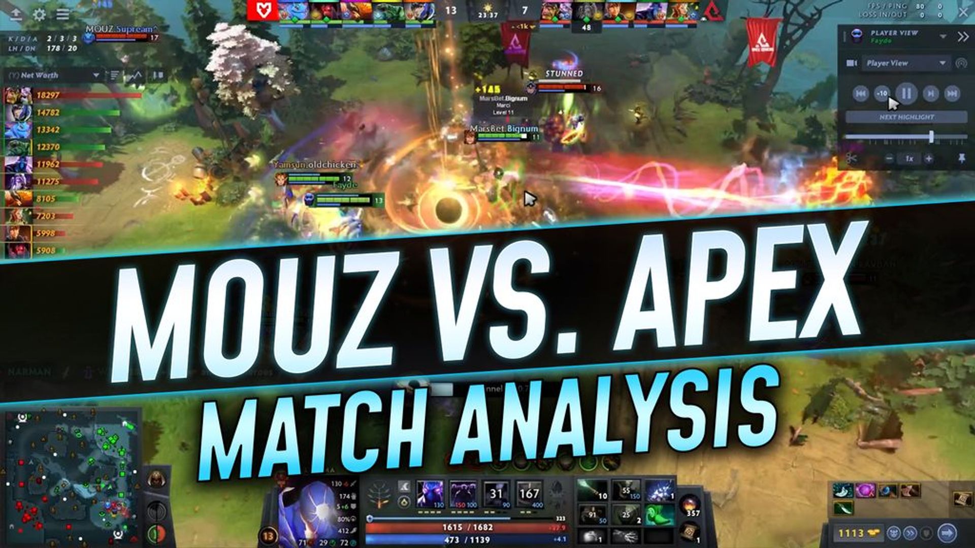 Mouz vs. Apex Genesis: プロの試合分析