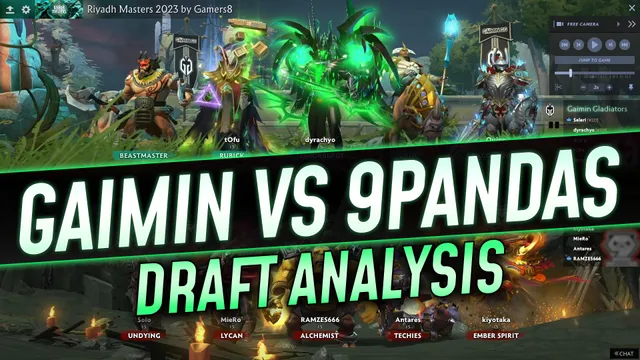 GG vs. 9Pandas: Draft Analysis (High Tempo vs. Low Tempo)