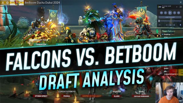 Draft Analysis: Falcons vs. Betboom (Huskar Last Pick)