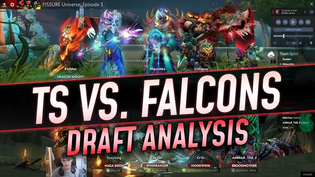 Pro Draft Analysis: Team Spirit vs. Falcons