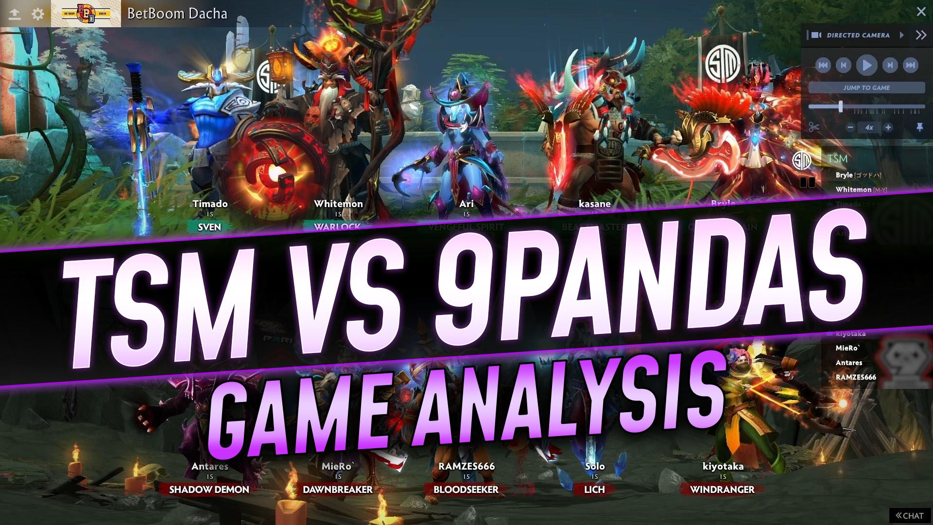 9Pandas vs. TSM: 試合分析