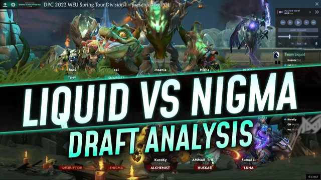 Liquid vs. Nigma Galaxy: Draft Analysis