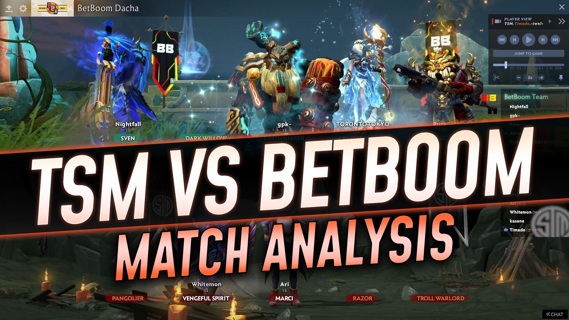 BetBoom vs. TSM: 試合分析 (狂気のカムバック!)