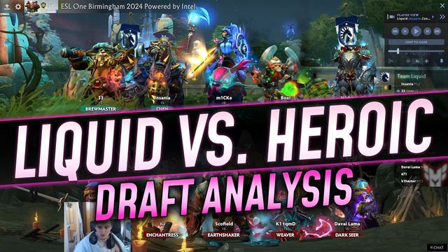 Pro Draft Analysis: Liquid vs. Heroic