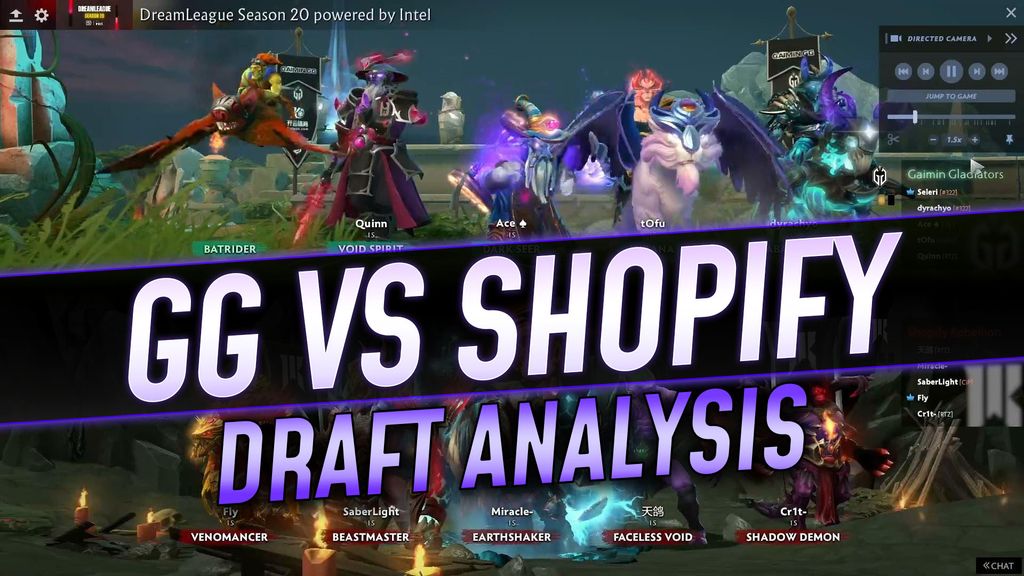 Gaimin Gladiators vs. Shopify: Draft Analysis