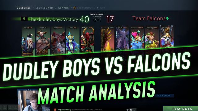 Team Falcons vs. Dudley Boys: Match Analysis