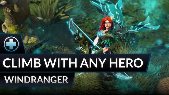 Climb with Any Hero: Windranger 4