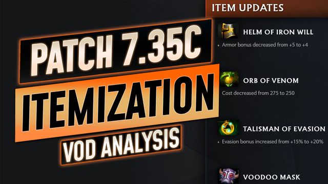 How Patch 7.35c Changed Itemization