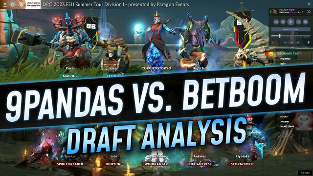 9Pandas vs. Betboom: Draft Analysis