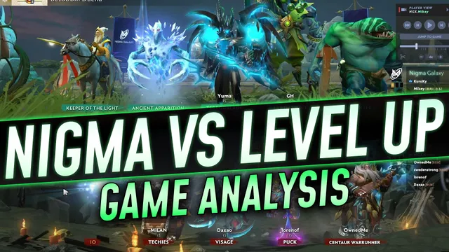 Nigma vs. Level Up: Match Analysis